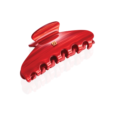 Limited edition Cellulose Acetate Pince a Cheveux Large Red