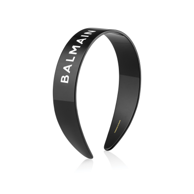 Limited Edition Cellulose Acetate Headband Black/White Large